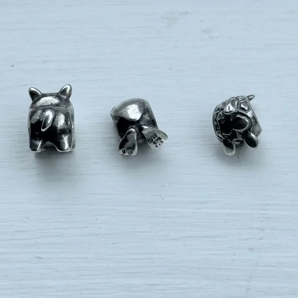 Pandora Sterling Silver Animal Theme Charms for Bracelet or Necklace - Picture 2 of 2